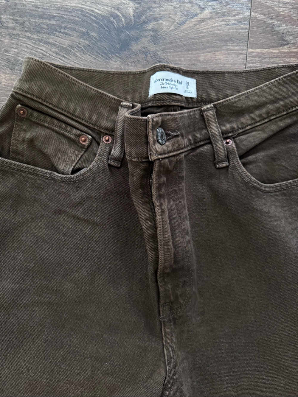 Brown Abercrombie Jeans Size 28 / 6S